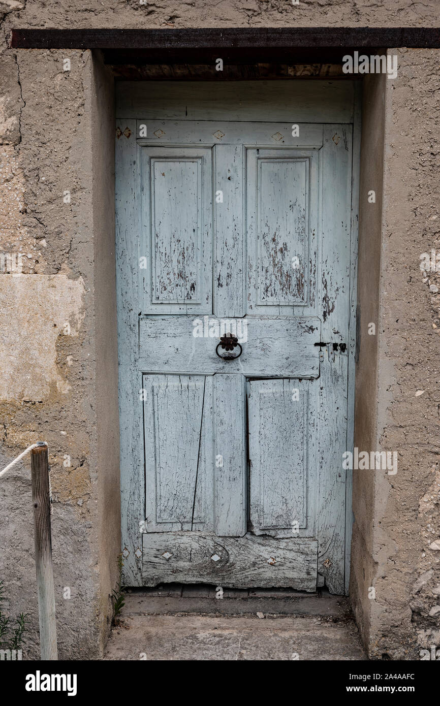 Vieille porte à San Remy, Provence, France. Banque D'Images