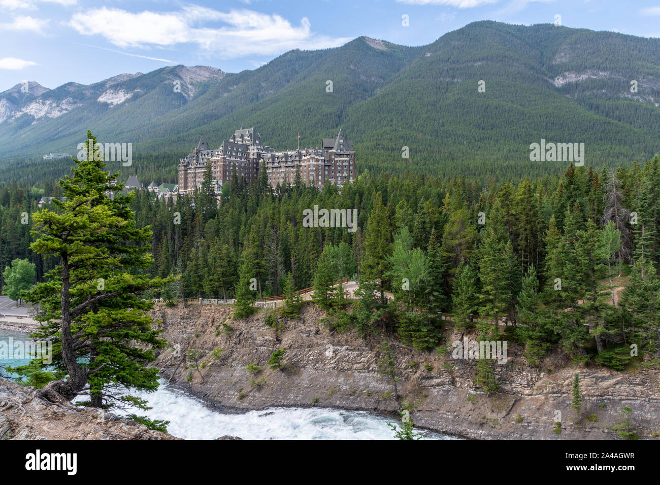 Vue Coin surprise à Banff, Canada Banque D'Images