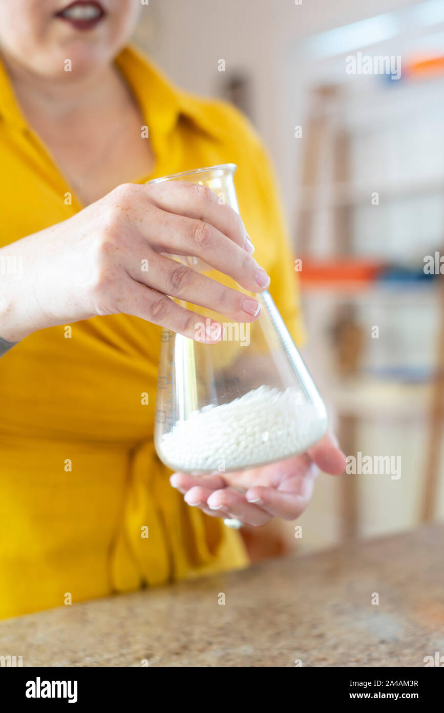 Ingrédients pour faire des remèdes homéopathiques Banque D'Images