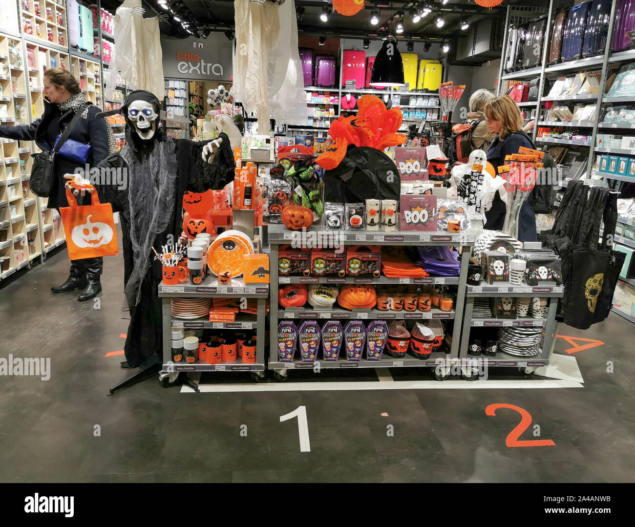 Magasin d'HALLOWEEN Banque D'Images