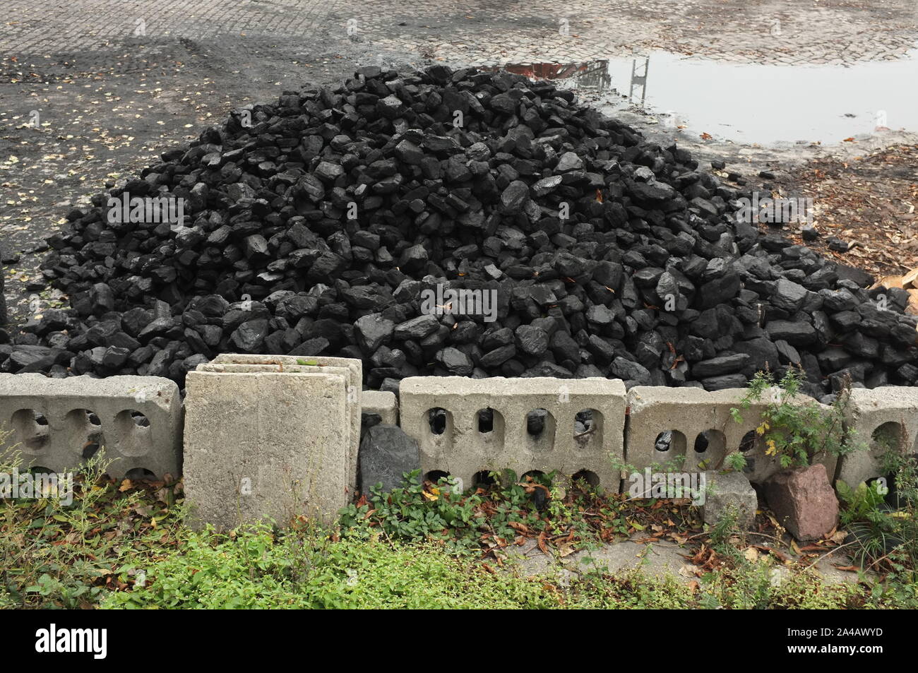 Le charbon,black stones Banque D'Images