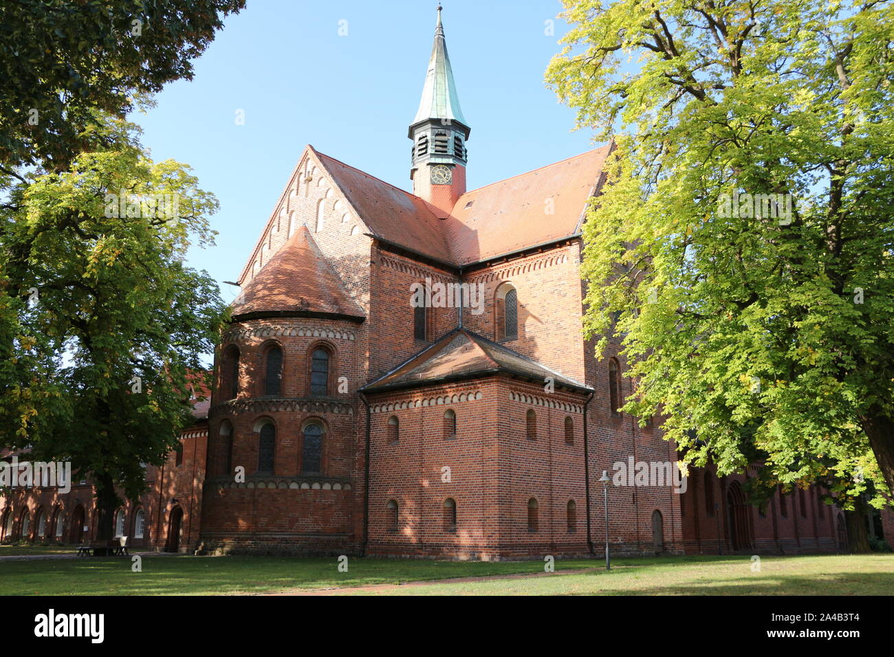 Blick auf die Klosterkirche von Kloster Lehnin Im Bundesland dans Branbdenburg Ostdeutschland Banque D'Images