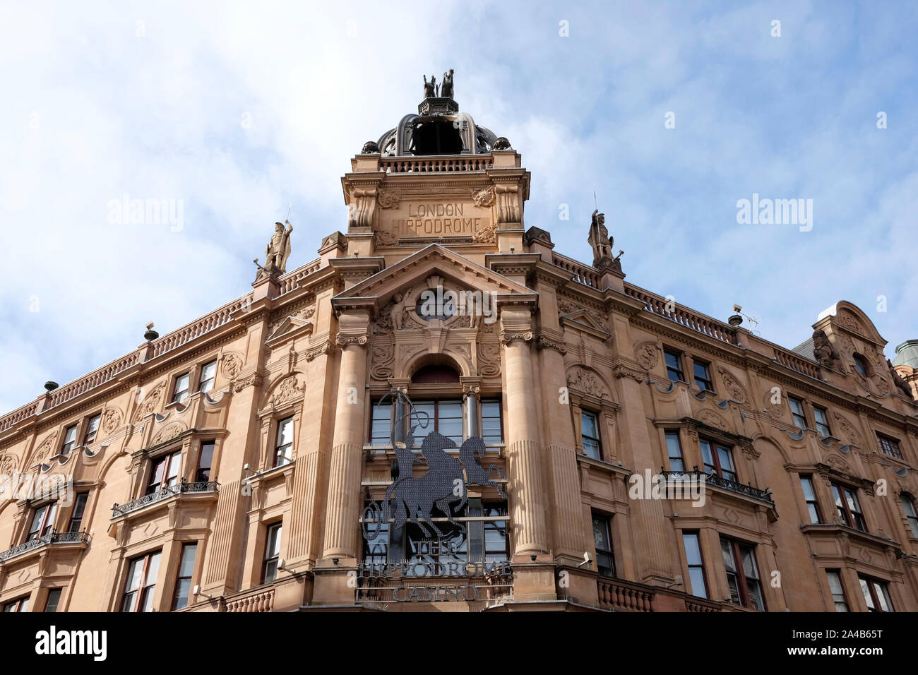 Une vue générale de l'Hippodrome casino dans le centre de Londres, UK Banque D'Images
