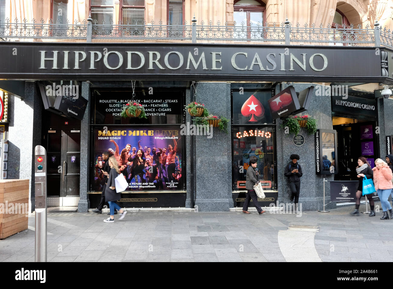 Une vue générale de l'Hippodrome casino dans le centre de Londres, UK Banque D'Images