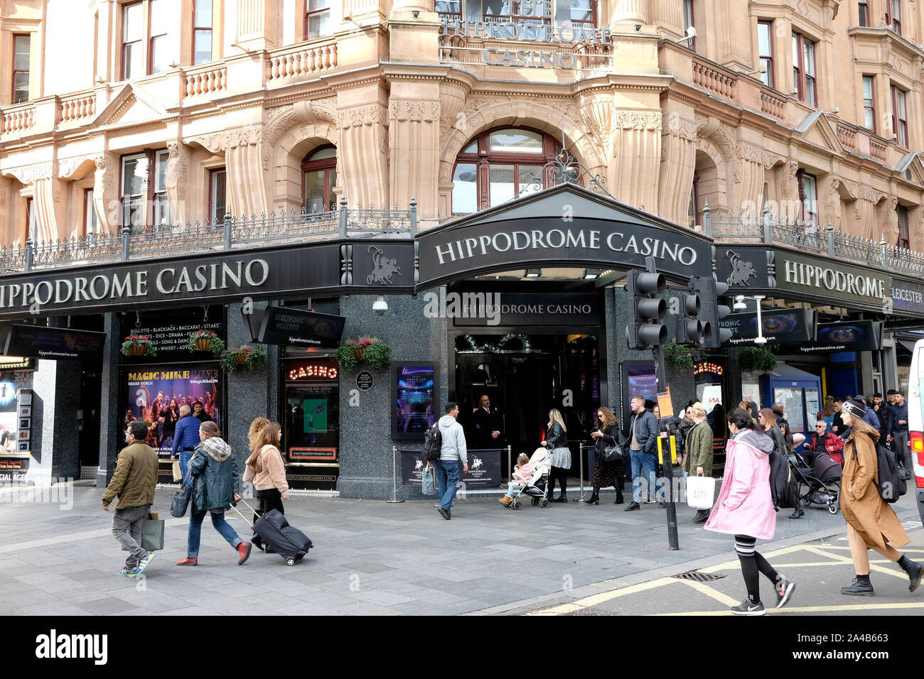 Une vue générale de l'Hippodrome casino dans le centre de Londres, UK Banque D'Images