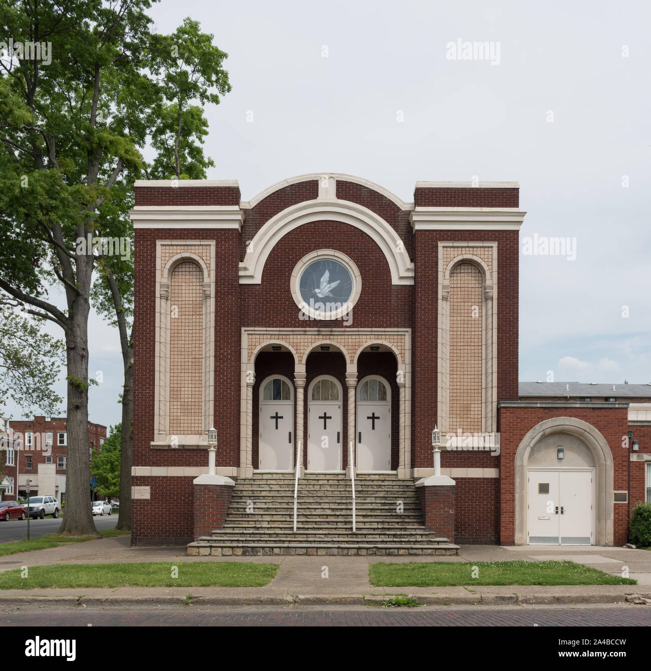 Le Temple Beth assemblée de Dieu Église de west Huntington, West Virginia. Le nom inhabituel résultats du 1960 achat du bâtiment par la confession chrétienne les membres de l'église de la congrégation juive Beth Israël mainted qu'une synagogue dans le bâtiment Banque D'Images