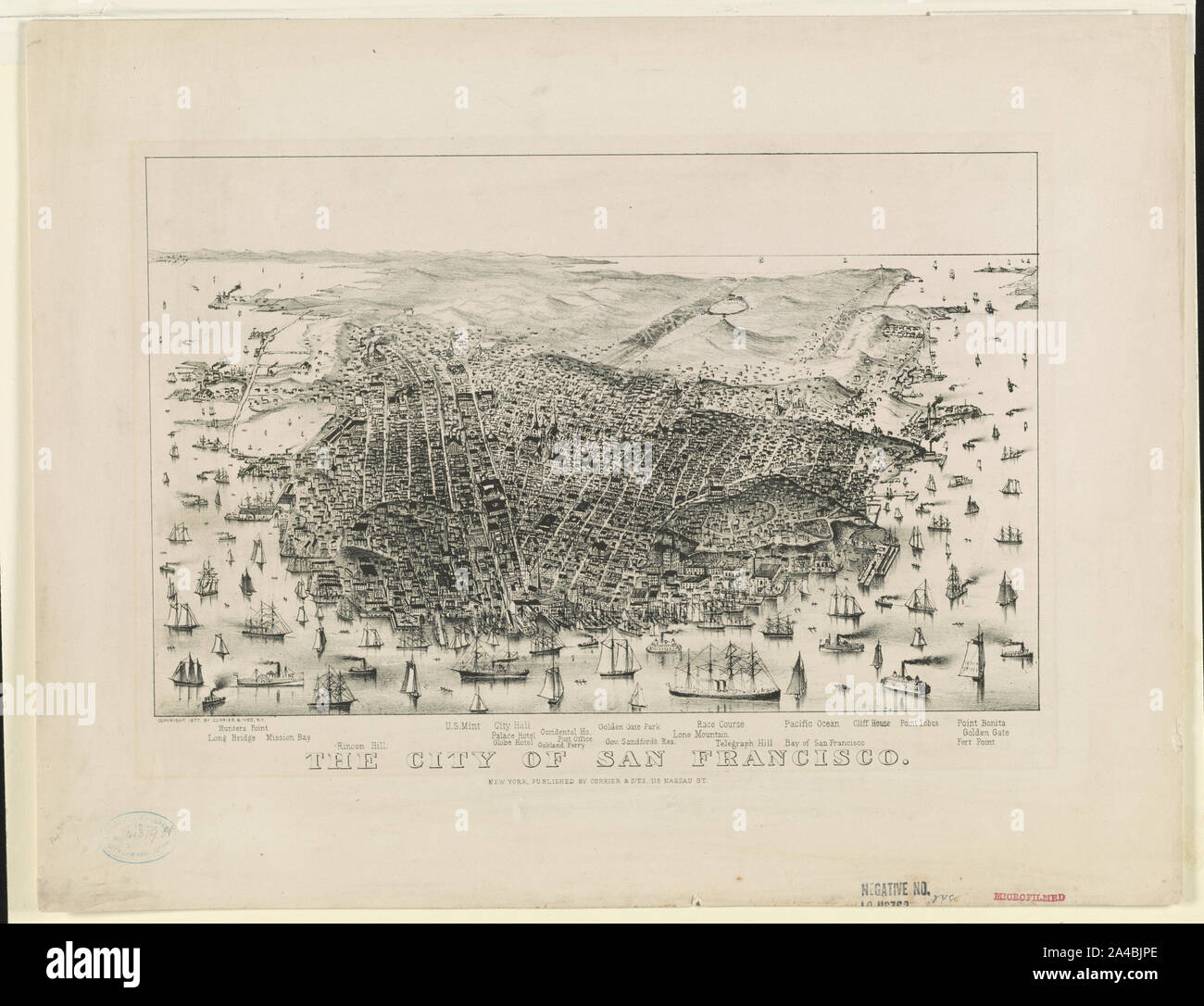 La ville de San Francisco Banque D'Images