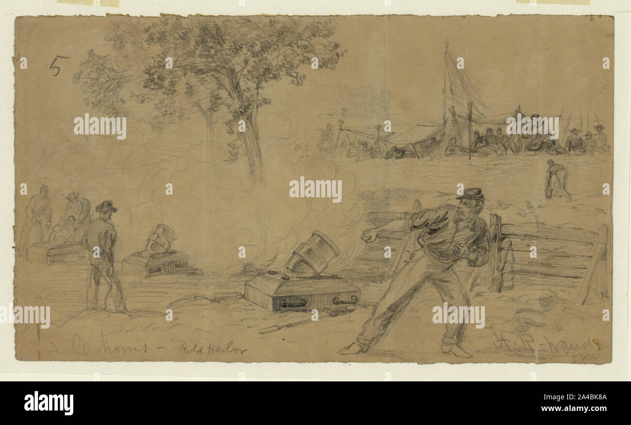 Le Cohorns[sic]--Cold Harbour Banque D'Images