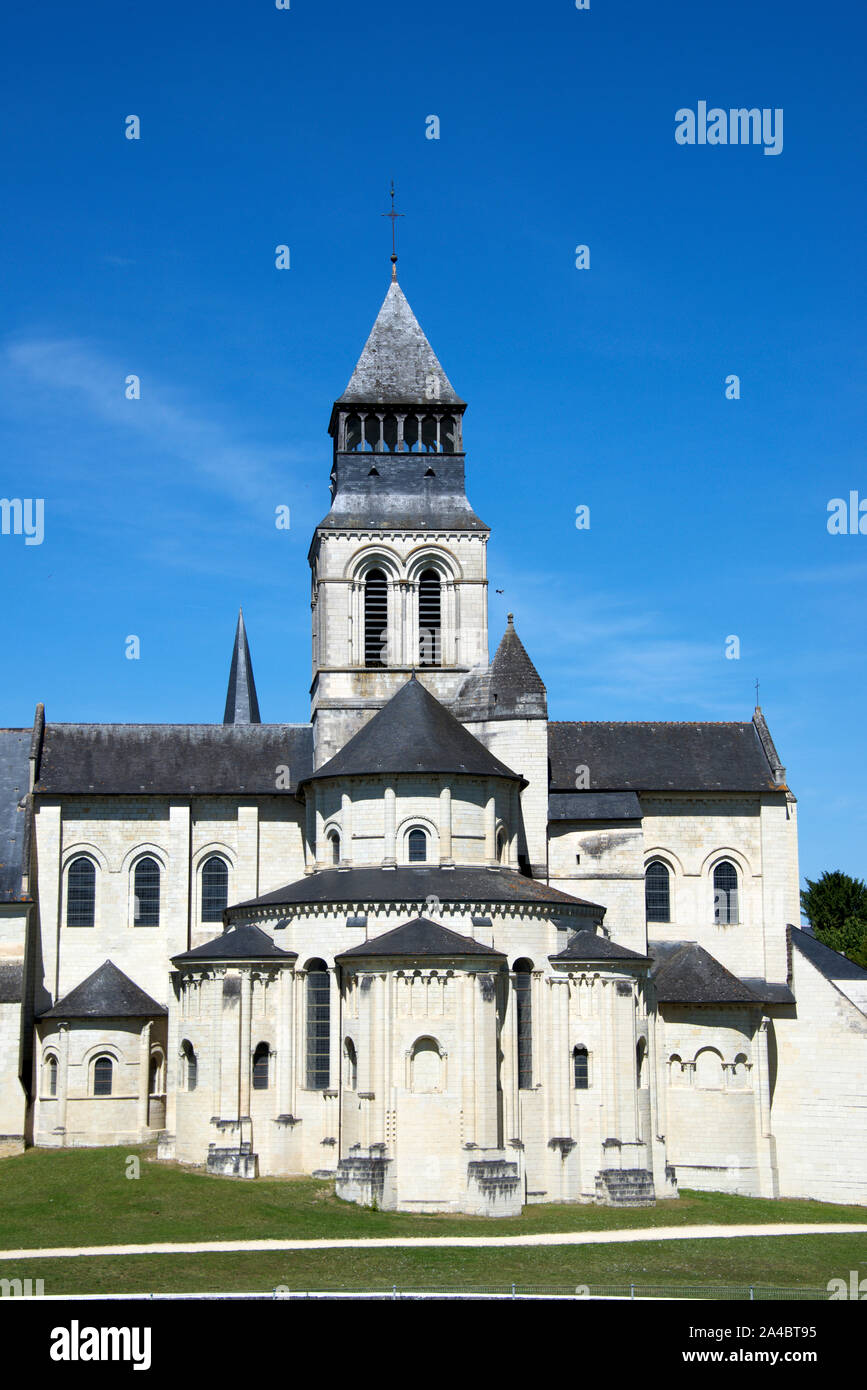 Abbaye de Fontevraud Indre et Loire France Banque D'Images