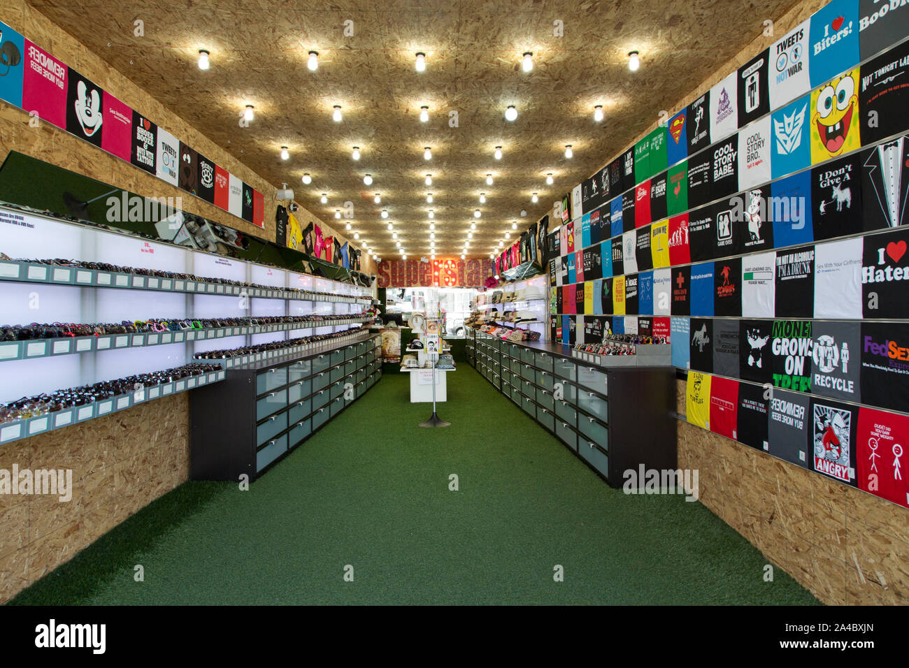 Le quartier de Haight-Ashbury, à San Francisco, Californie Banque D'Images