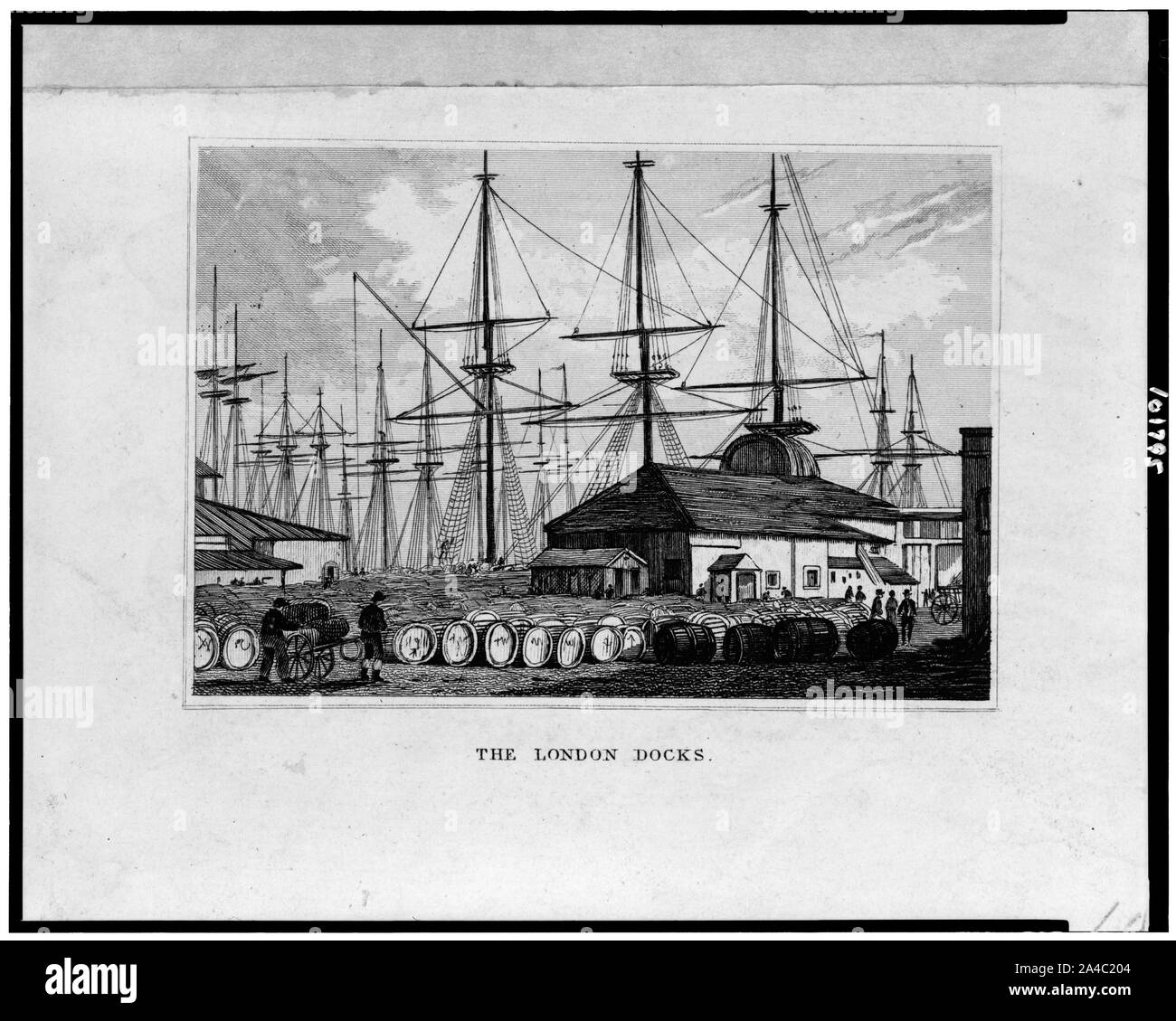 Les docks de Londres Banque D'Images