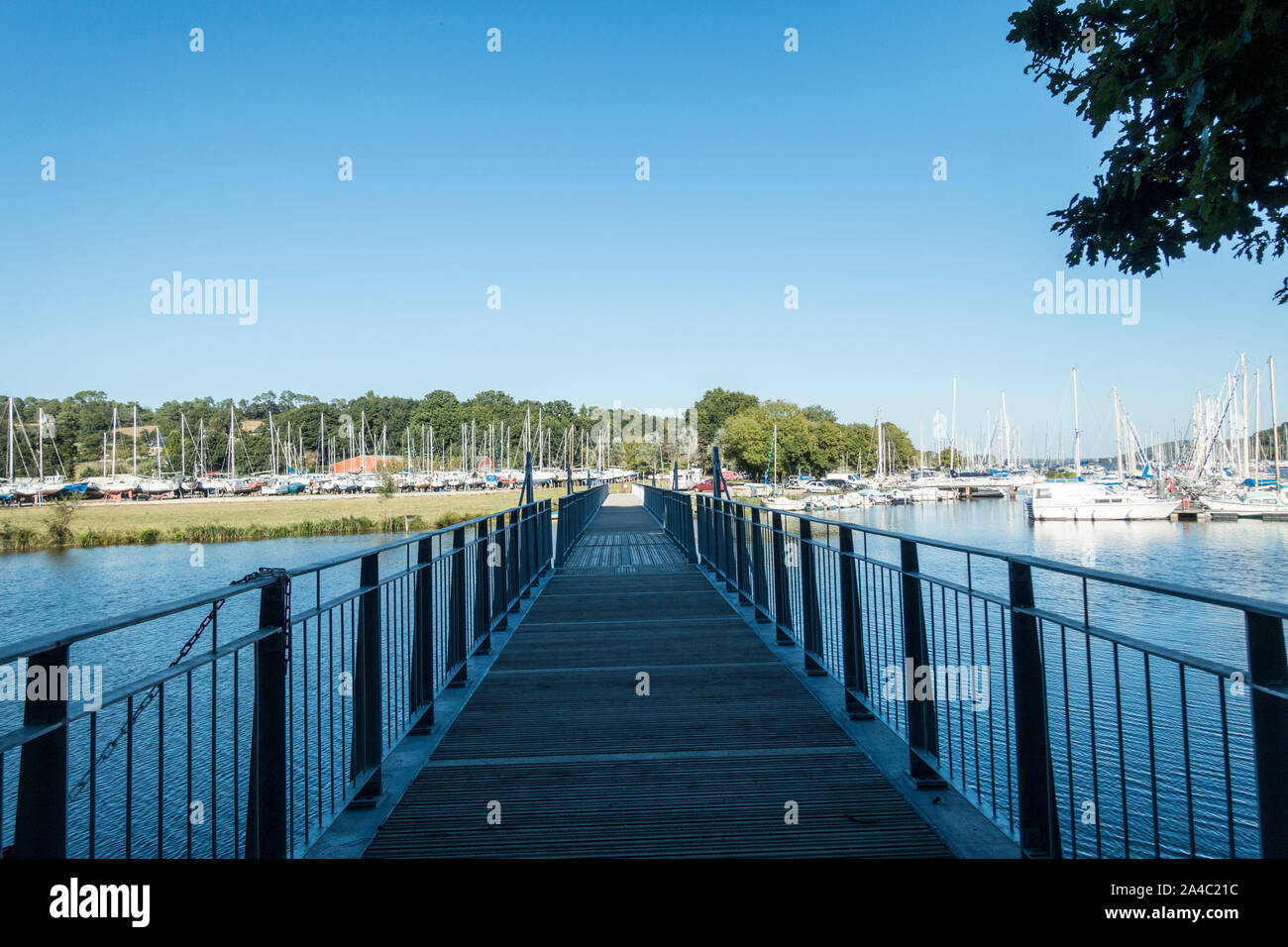 Port de plaisance de Foleux Banque D'Images