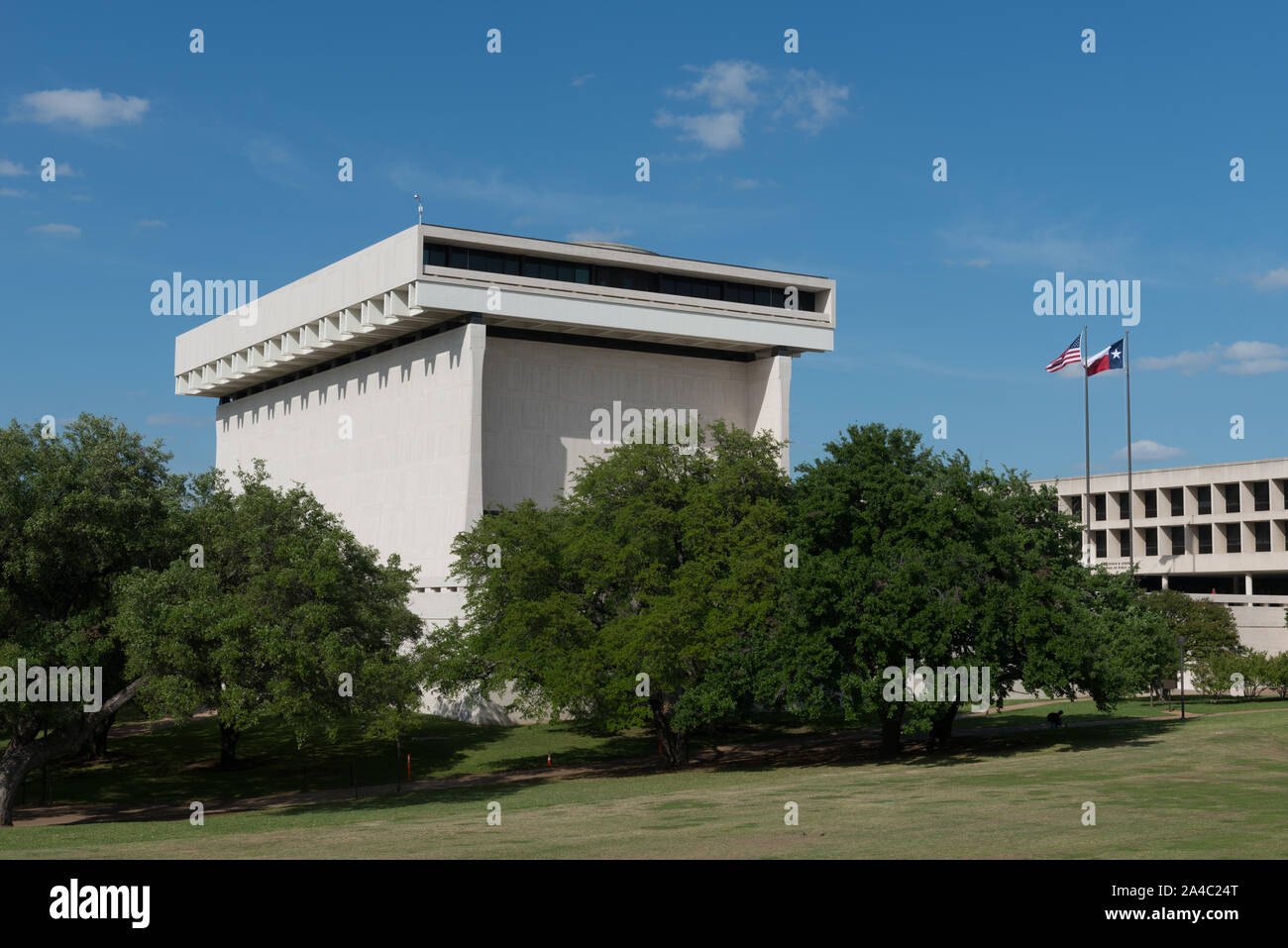 Le Lyndon Baines Johnson Library and Museum, également connu sous le nom de la LBJ Presidential Library, à Austin, Texas Banque D'Images