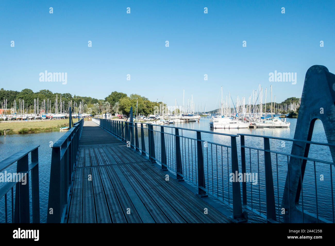 Port de plaisance de Foleux Banque D'Images