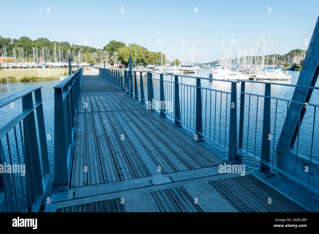 Port de plaisance de Foleux Banque D'Images