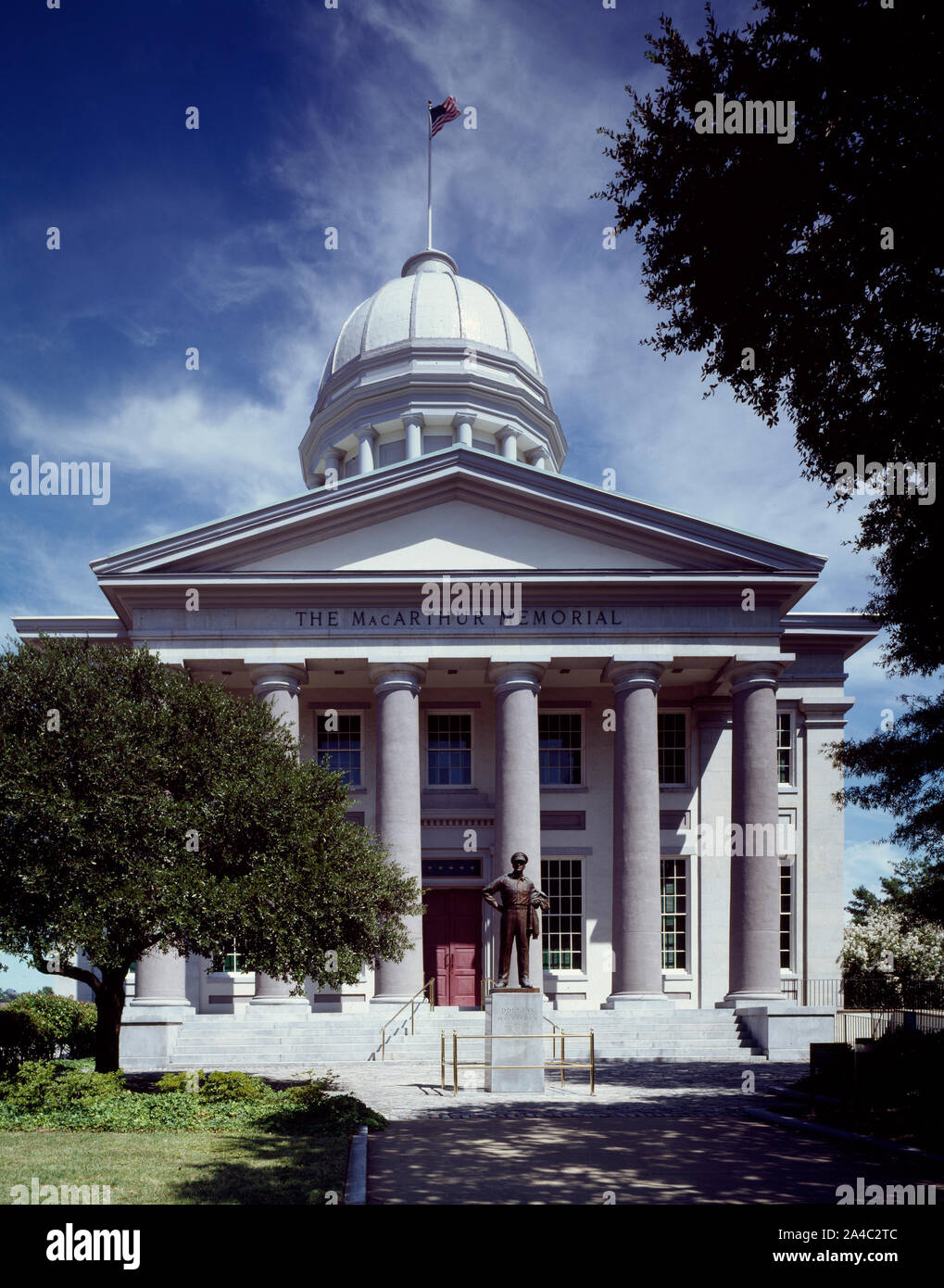 Le Mémorial McArthur est installé dans la ville, l'Hôtel de Ville du xixe siècle à Roanoke, Virginie Banque D'Images