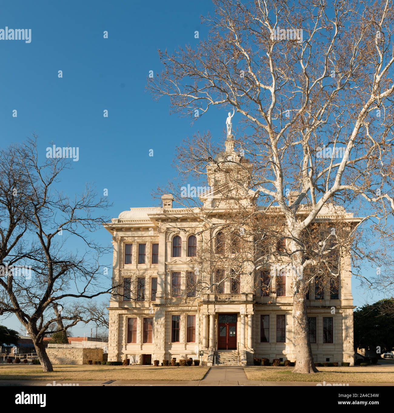 La Milam County, Texas, palais de Cameron, Texas, la quatrième structure pour servir en cette qualité Banque D'Images La Milam County, Texas, palais de Cameron, Texas, la quatrième structure pour servir en cette qualité Banque D'Images