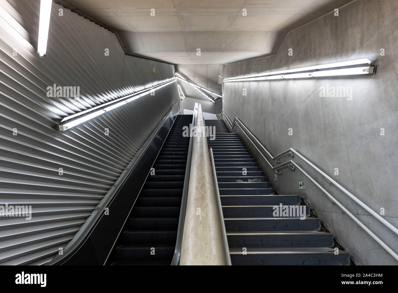 Toei Oedo line Station Iidabashi, Bunkyo-Ku, Tokyo, Japon Banque D'Images