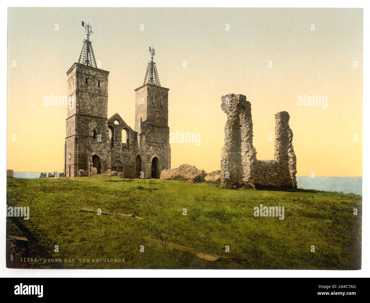 Le Reculvers, Herne Bay, Angleterre Banque D'Images