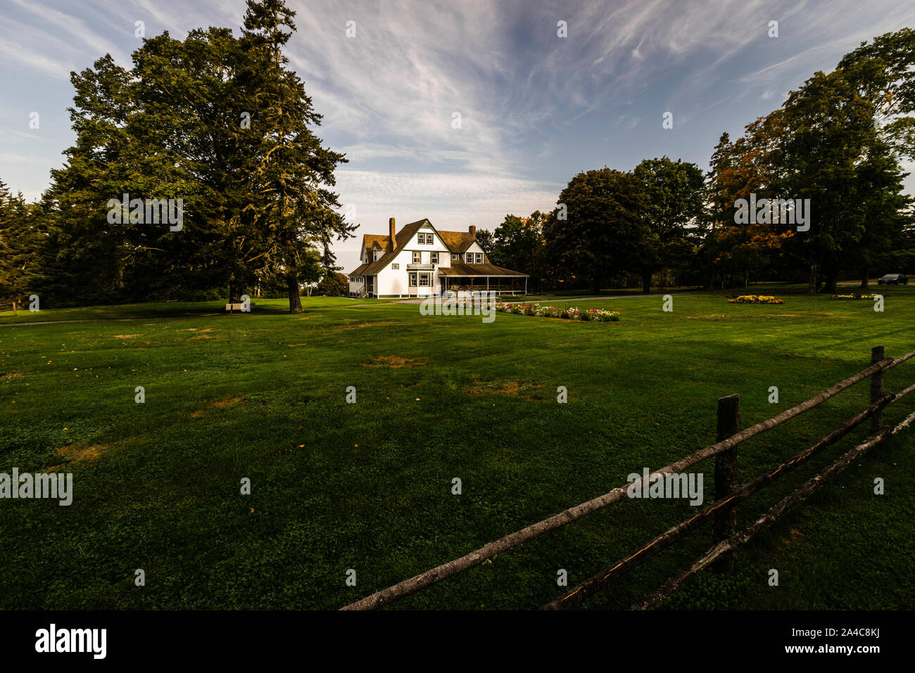 Hubbard Cottage Parc international Roosevelt de Campobello   Welshpool, île Campobello, au Nouveau-Brunswick, CA Banque D'Images Hubbard Cottage Parc international Roosevelt de Campobello   Welshpool, île Campobello, au Nouveau-Brunswick, CA Banque D'Images