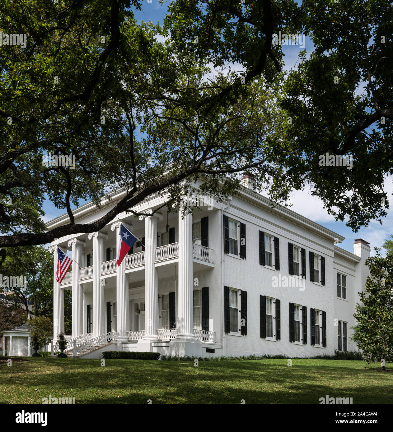 La maison du gouverneur du Texas à Austin, capitale du Texas Banque D'Images
