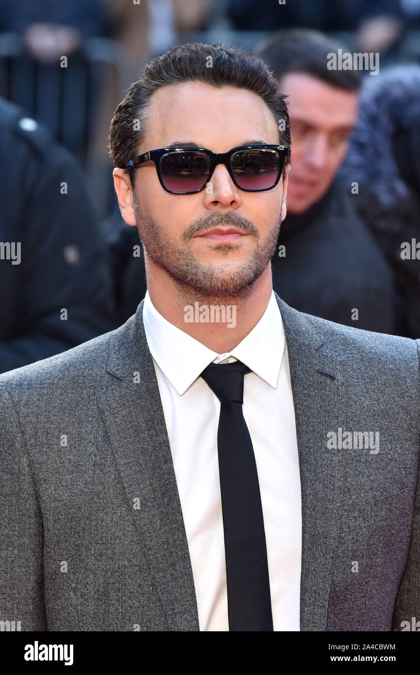 Londres, Royaume-Uni. 13 Oct, 2019. Jack Huston assiste à la soirée de clôture l'Irlandais 'Gala' première internationale au cours de la 63e BFI London Film Festival à l'odéon luxe à Londres. Credit : SOPA/Alamy Images Limited Live News Banque D'Images