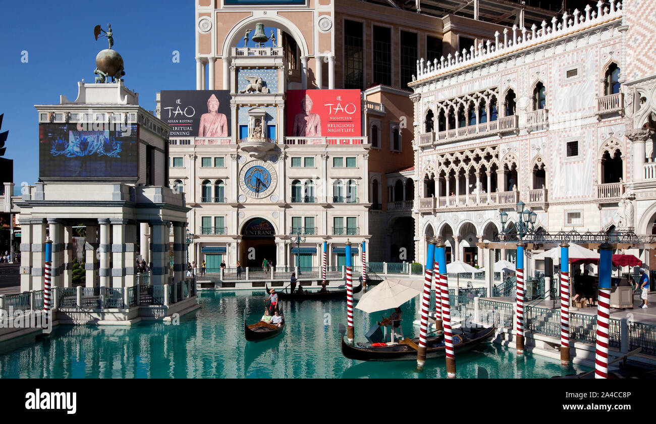L'hôtel vénitien sur le Strip, Las Vegas, Nevada Banque D'Images