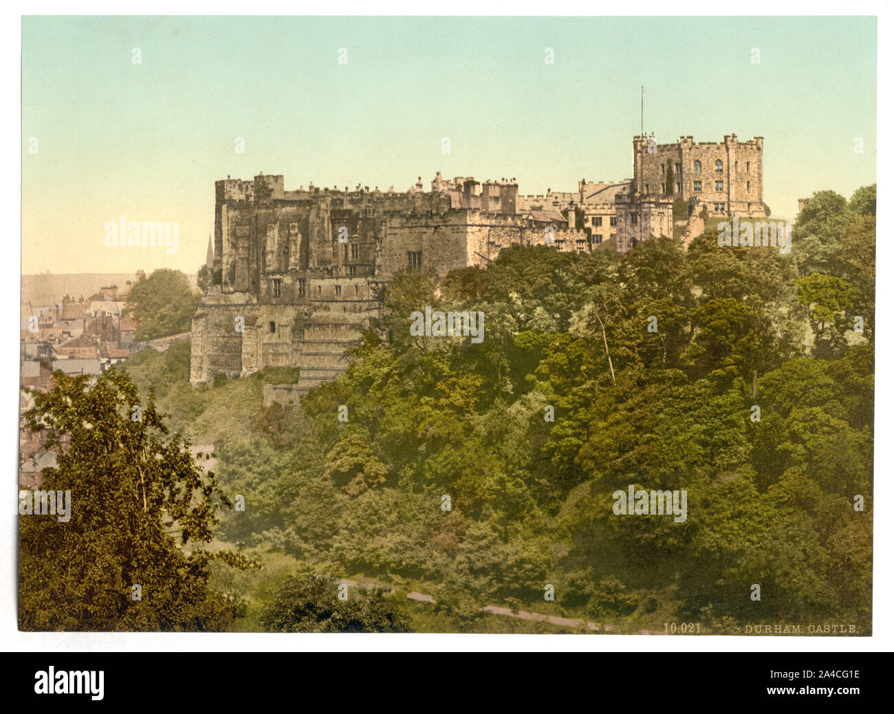 Le château, Durham, Angleterre Banque D'Images