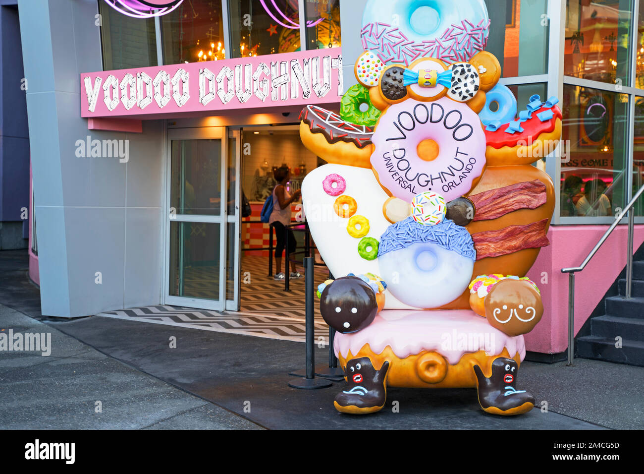 Voodoo Doughnut, Beignerie, CityWalk, Universal Studios Orlando, Floride, USA Banque D'Images