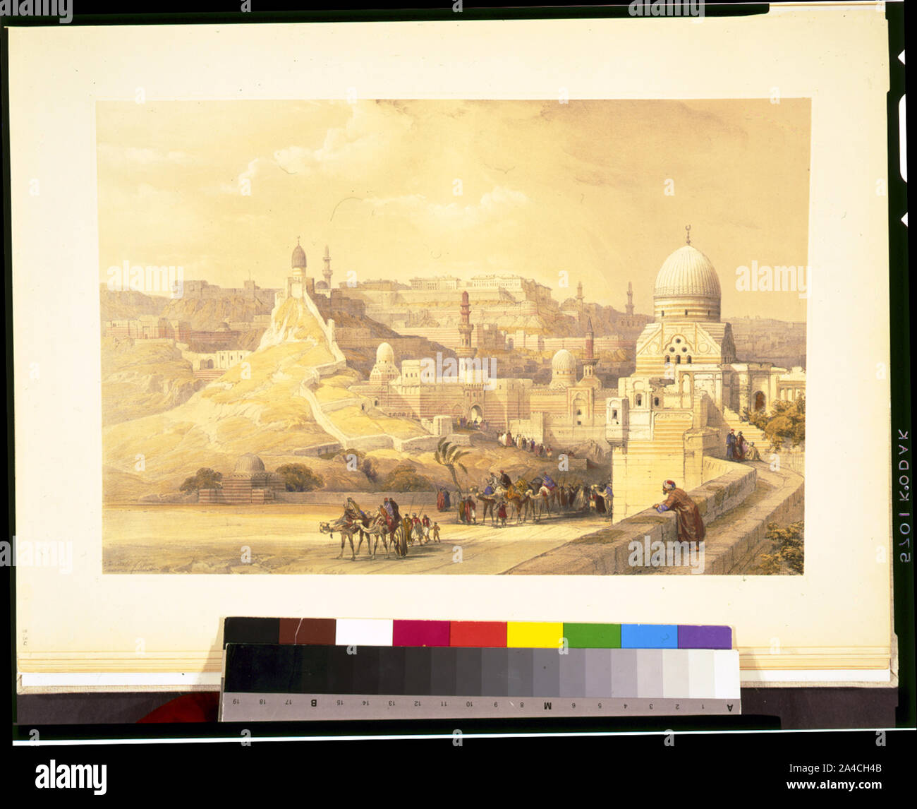 La Citadelle du Caire, résidence d'Mehemit Ali / David Roberts, R.A. Banque D'Images