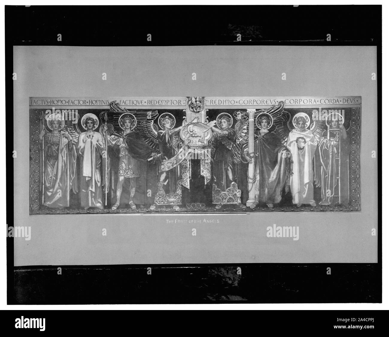 La frise des anges Banque D'Images