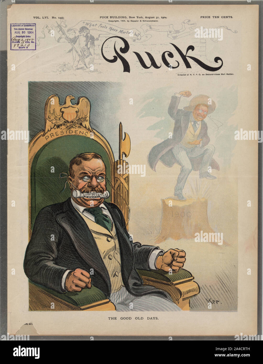 Le bon vieux temps / Kep. Banque D'Images