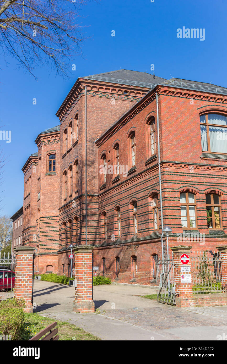 Bâtiment de l'université historique de la ville hanséatique de Greifswald, Allemagne Banque D'Images