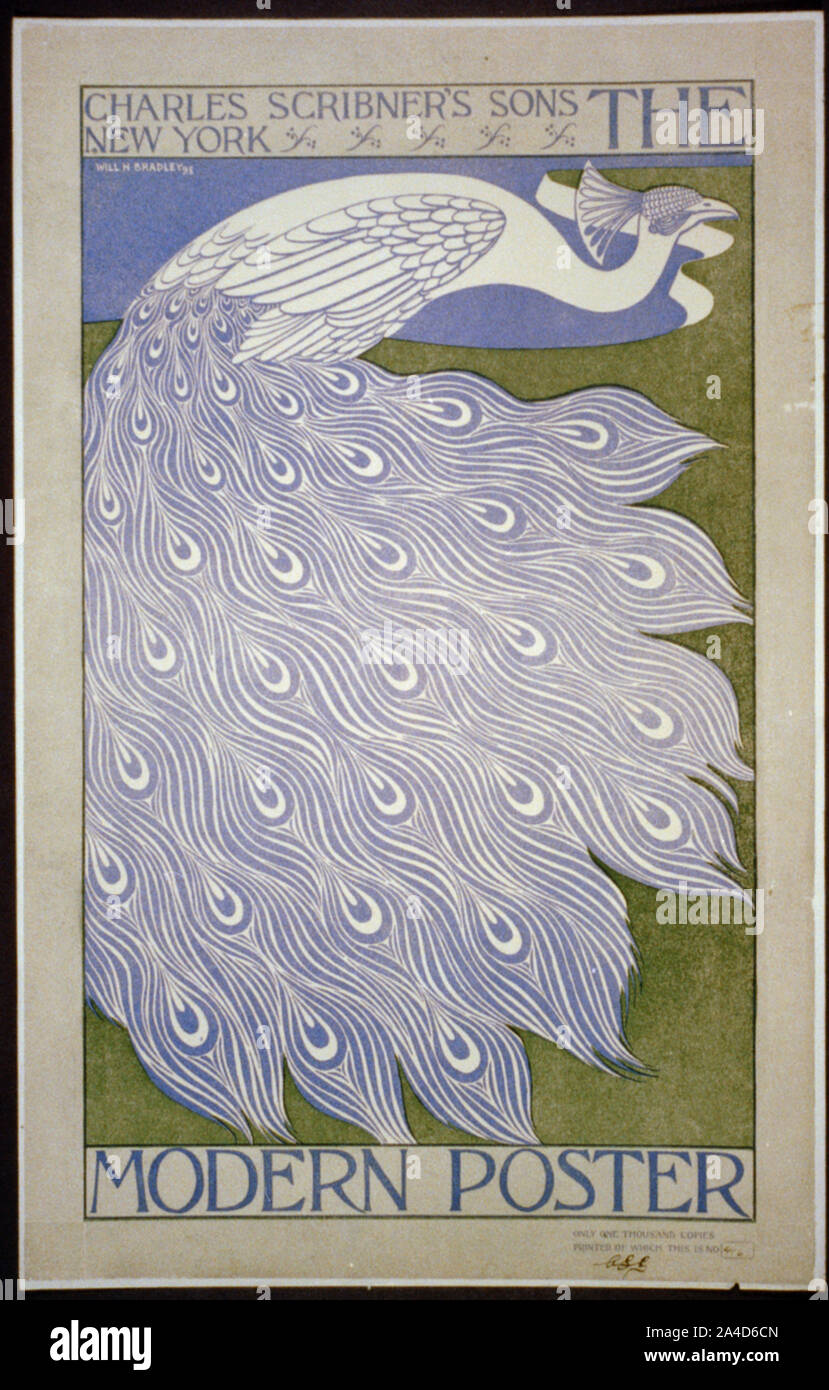 L'affiche moderne Banque D'Images