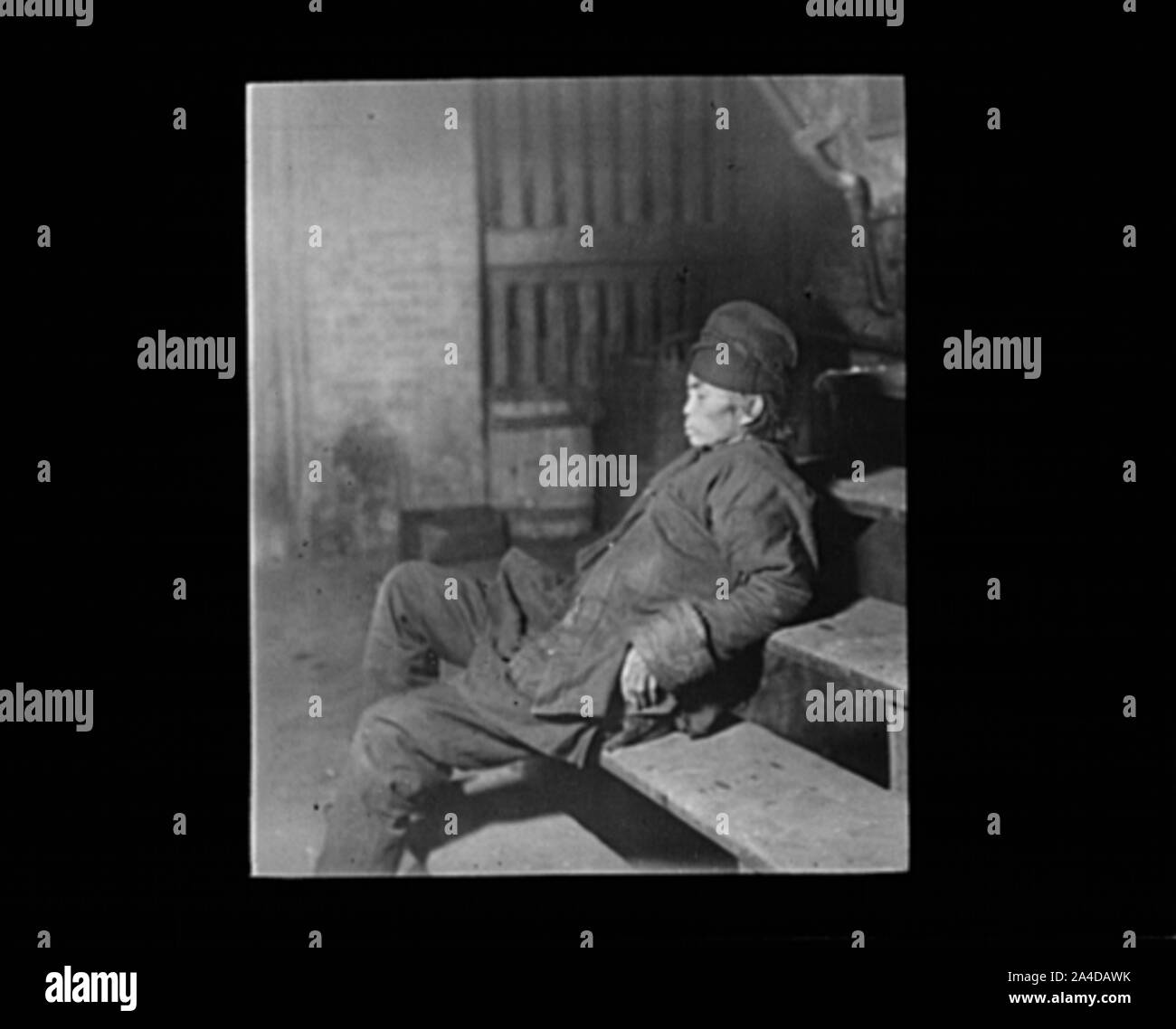 L'opium fiend, Chinatown, San Francisco Banque D'Images