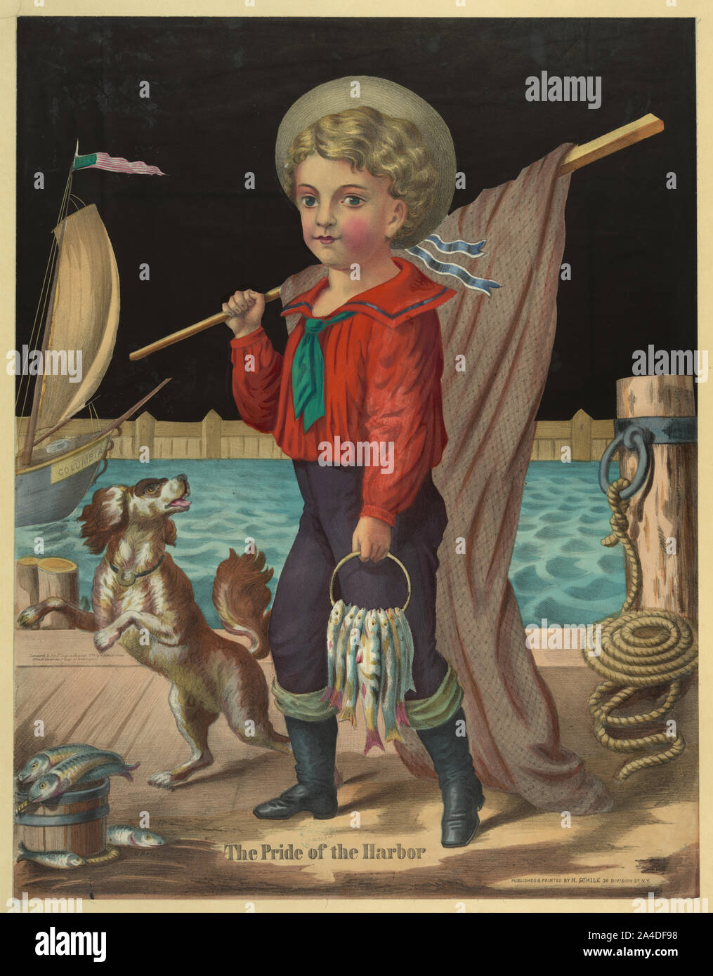 La fierté du port / H. Breul. Banque D'Images