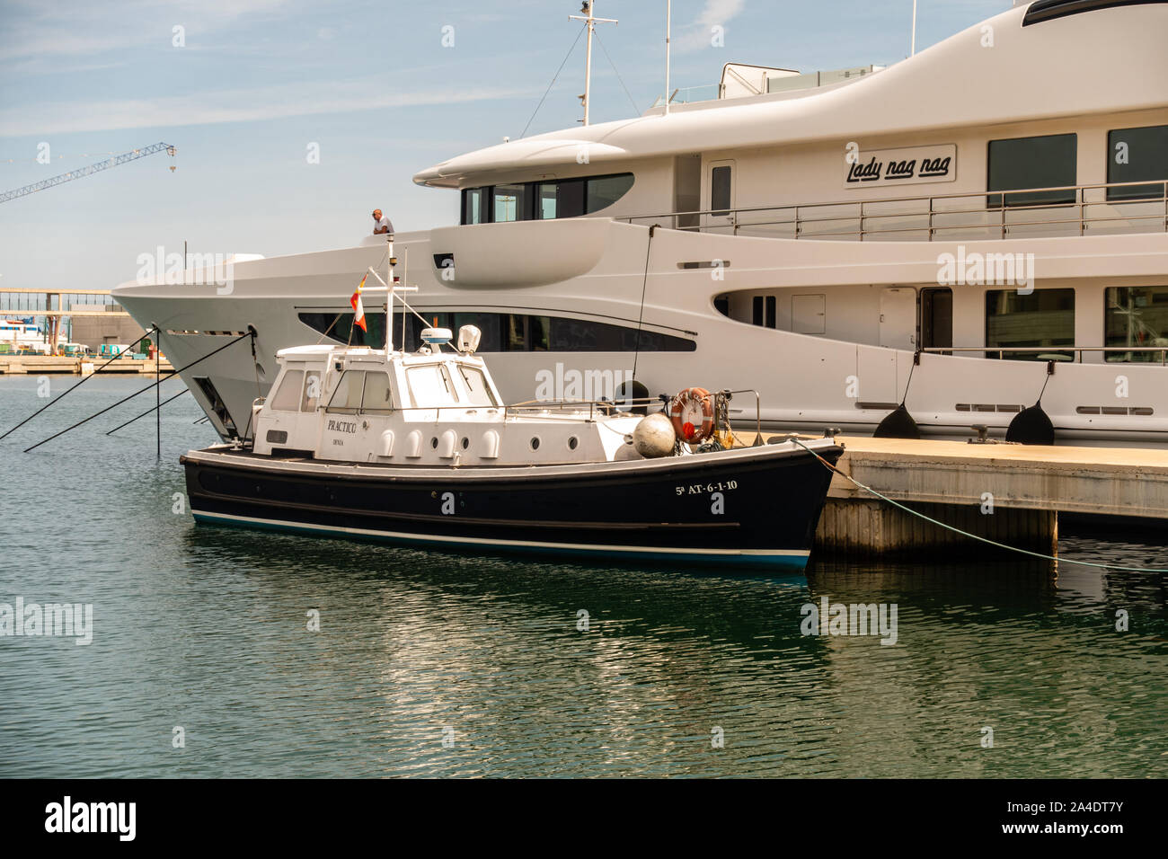 Rues de Denia Banque D'Images