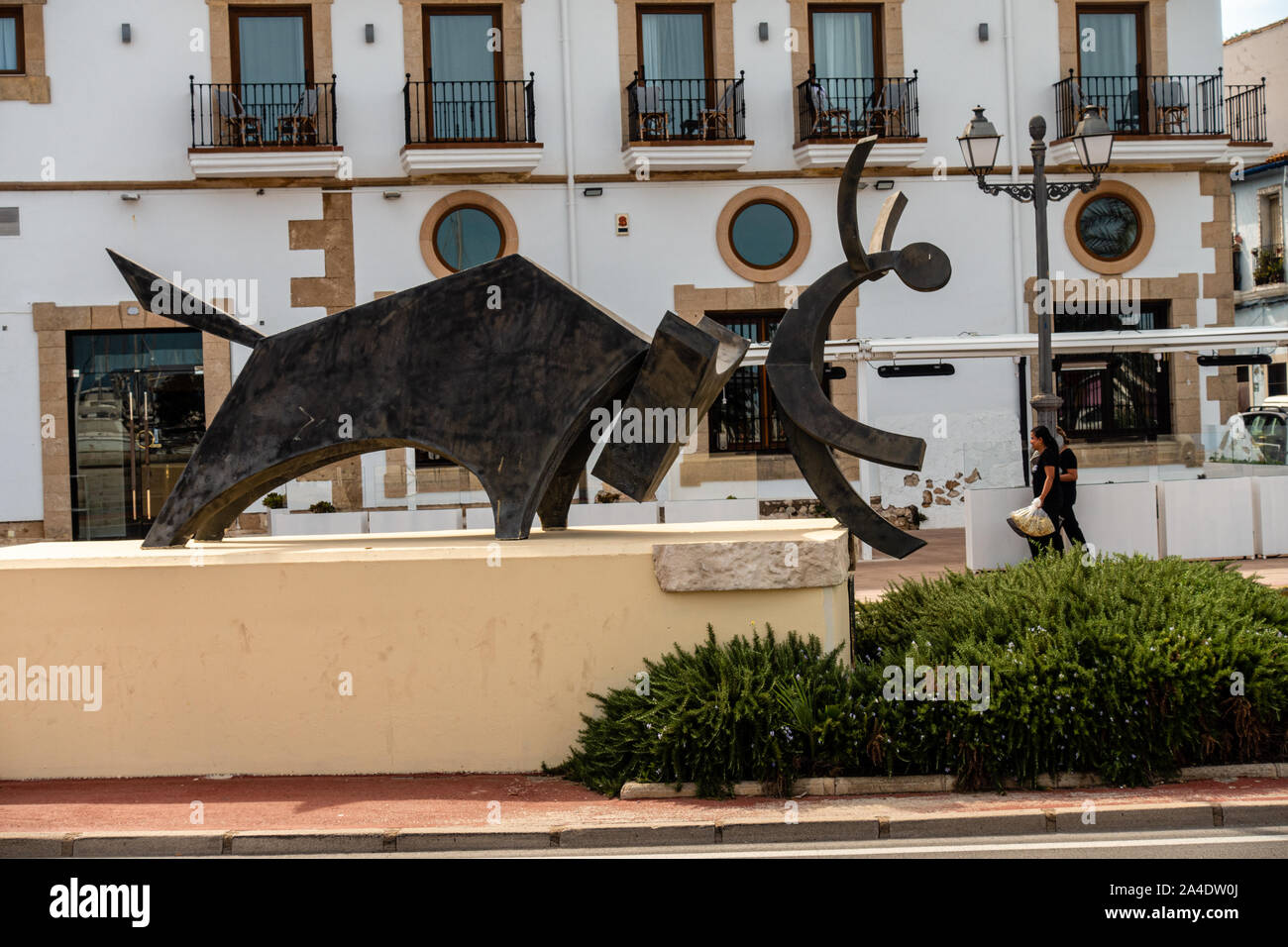 Rues de Denia Banque D'Images