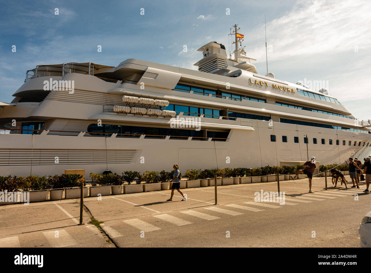 Rues de Denia Banque D'Images