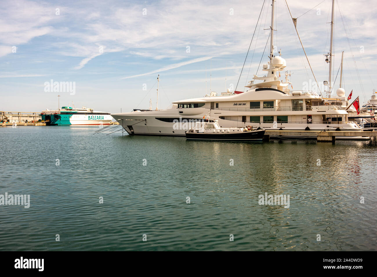 Rues de Denia Banque D'Images