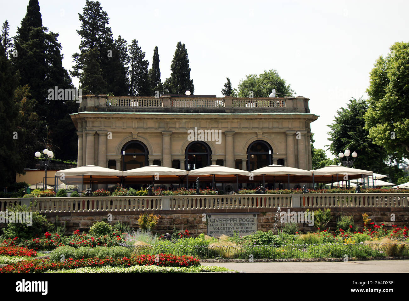 Beau restaurant rustique / cafe à Florence Banque D'Images
