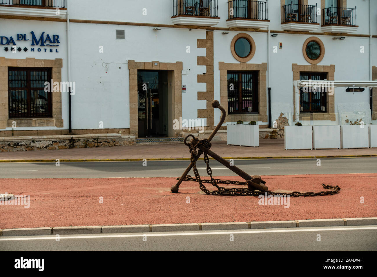 Rues de Denia Banque D'Images
