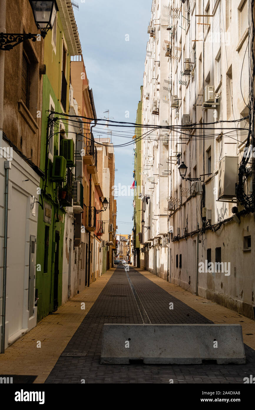 Rues de Denia Banque D'Images