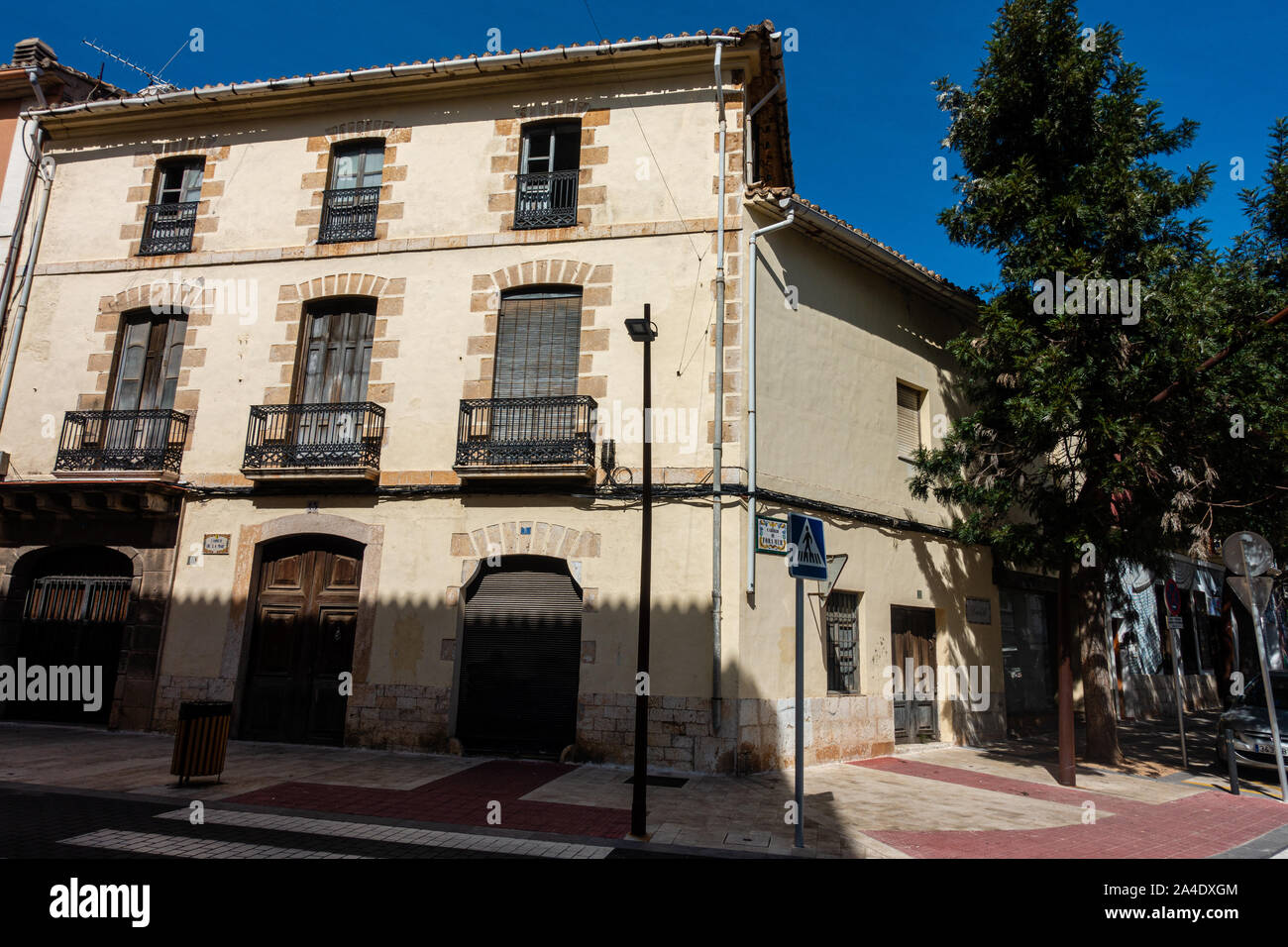 Rues de Denia Banque D'Images