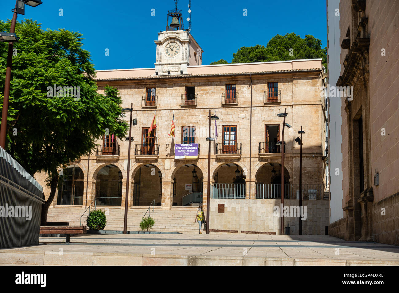 Rues de Denia Banque D'Images