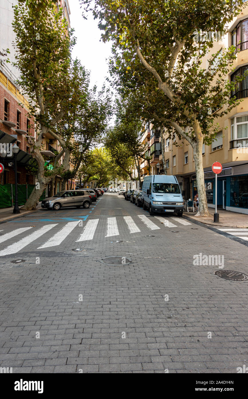 Rues de Denia Banque D'Images
