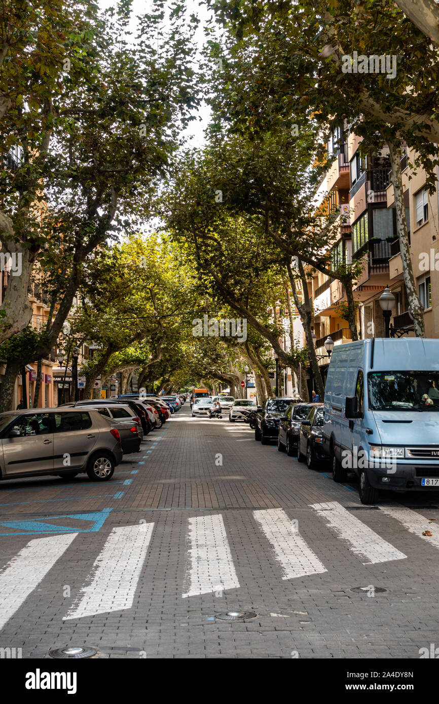 Rues de Denia Banque D'Images