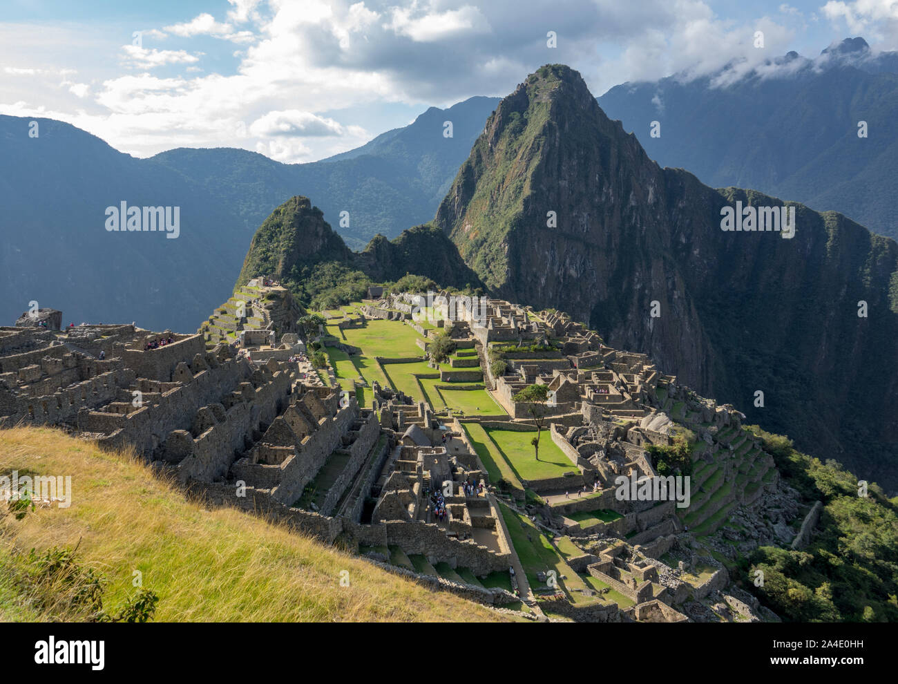 Ruines incas de Machu Picchu Banque D'Images