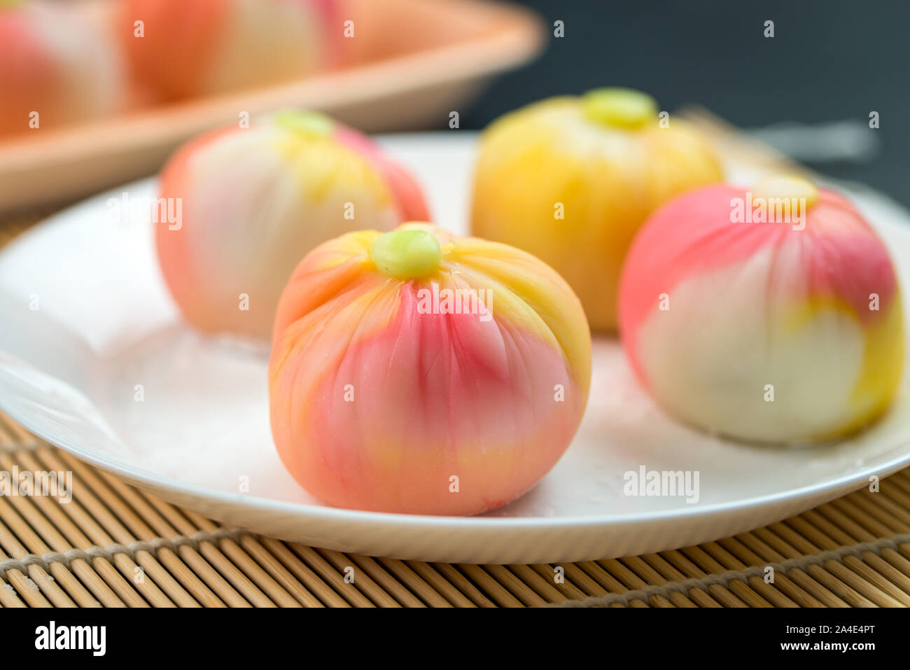 Confiserie traditionnelle japonaise wagashi gâteau Banque D'Images