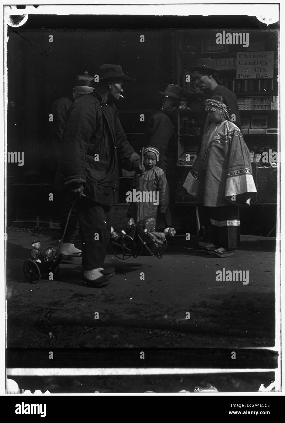 Le jouet Pedlar, Chinatown, San Francisco Banque D'Images